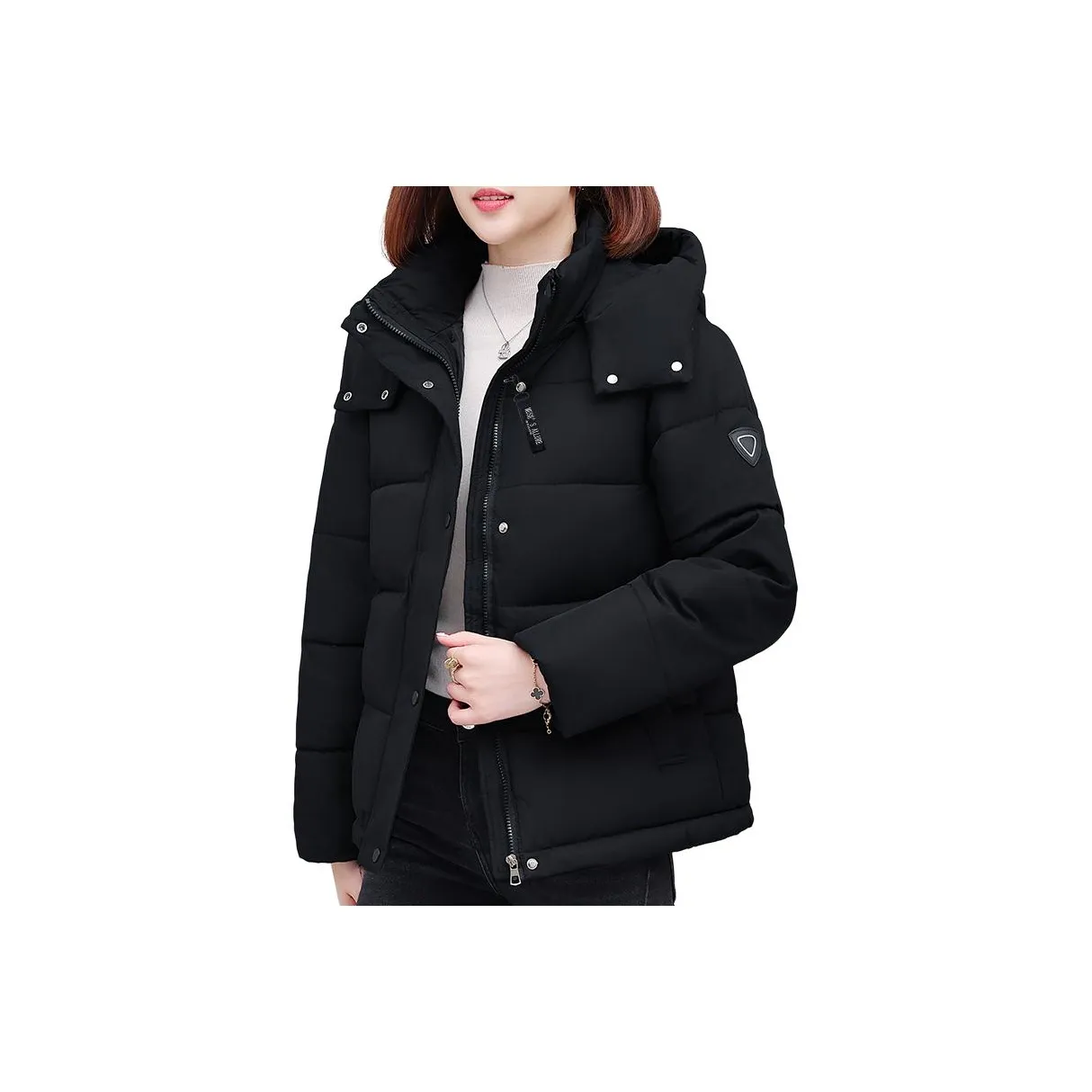 The Temptation Of The Muse С капюшоном Хлопковый пуховик Женские