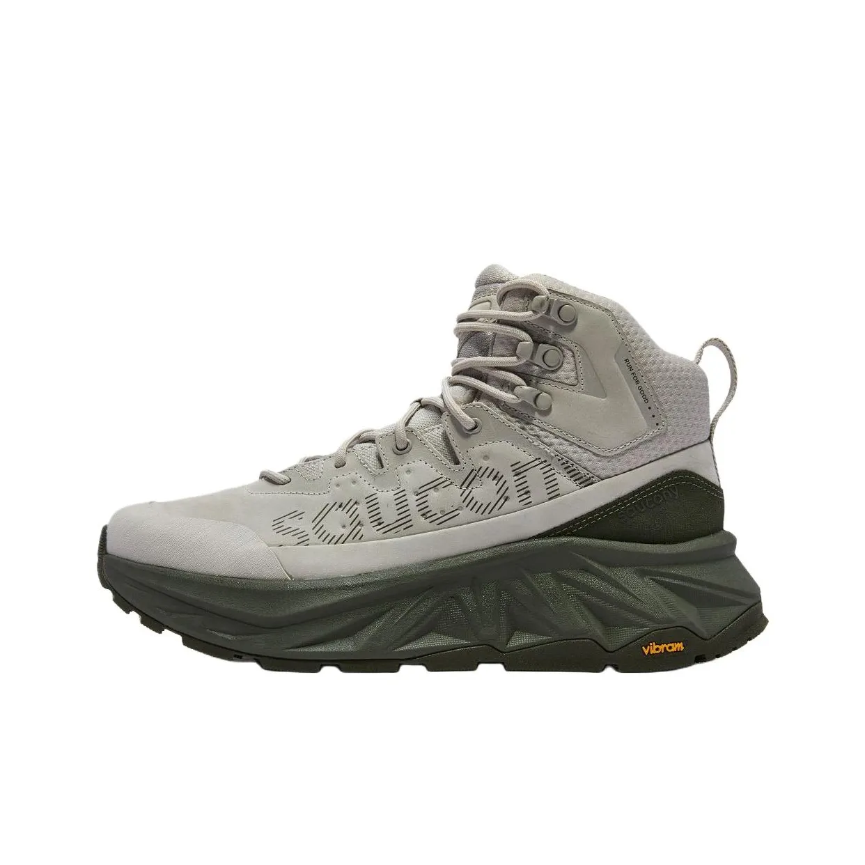 Saucony TRIGON ULTRA Speed Водонепроницаемый Отскок MID Топ Беговые кроссовки Унисекс Серый