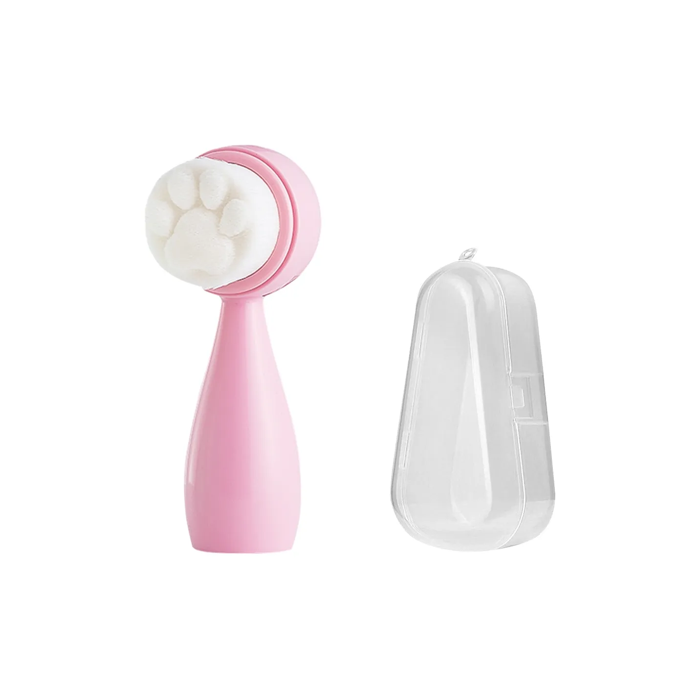 LMLTOP Щётки для очищения лица BLACKHEAD Чистка поры Феноматическая очищающая щётка Милый Кошачья лапа Массаж