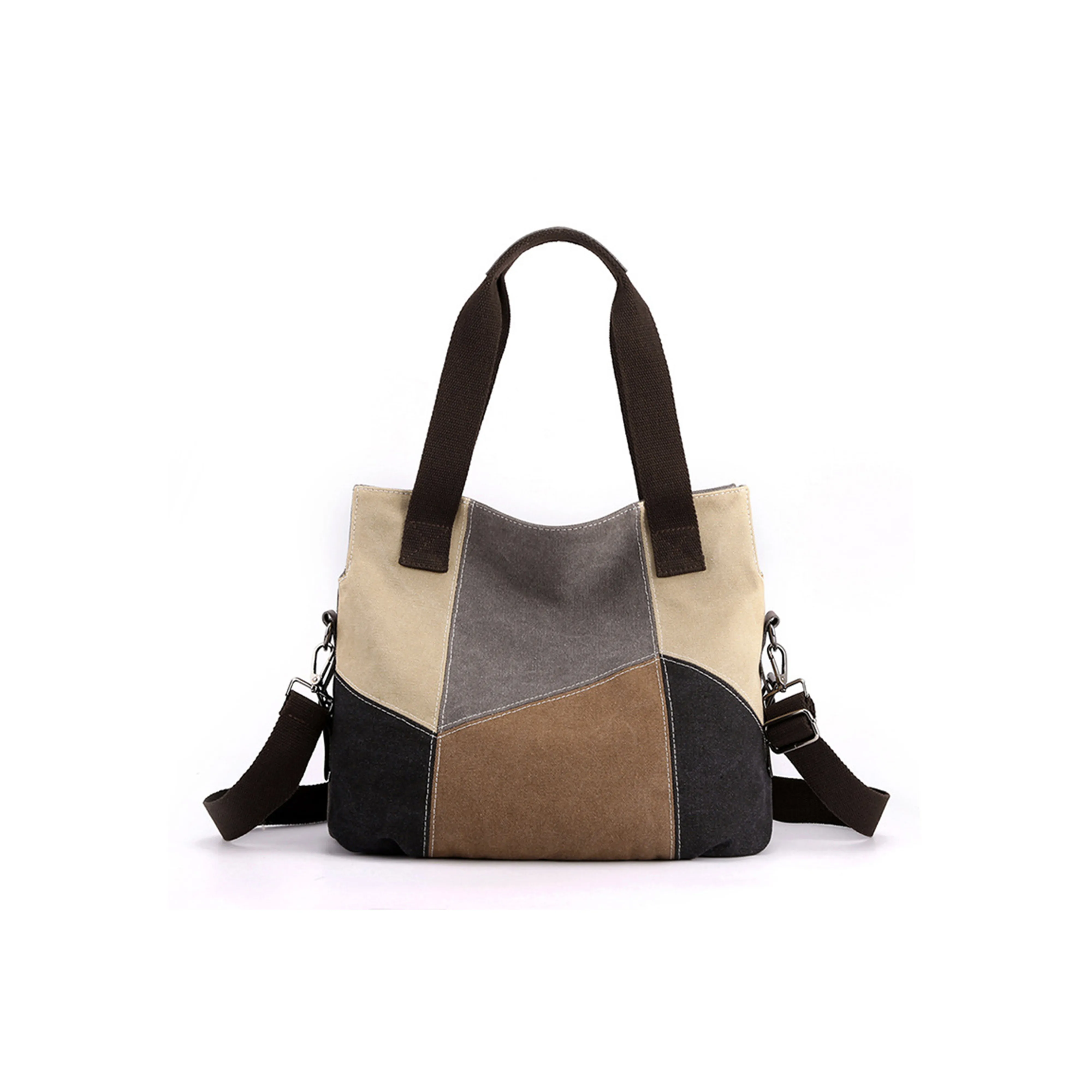 CARTELO Холст Плечевая сумка Стандартная Женская Многоцветная