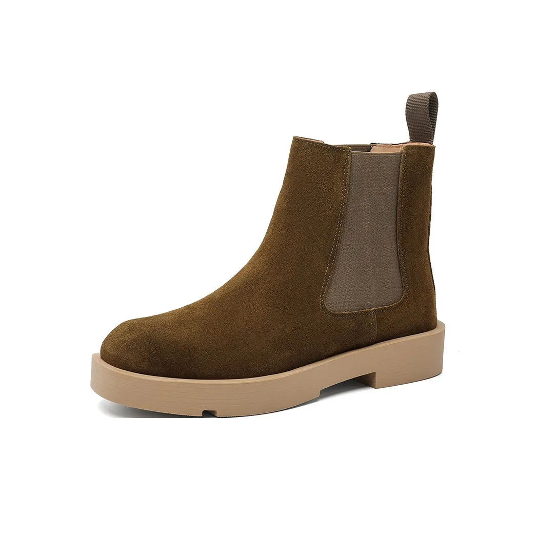 ZHENRAN Замша Рабочие ботинки Martin Boot Мужской