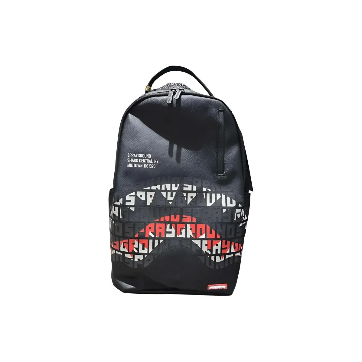 SPRAYGROUND Рюкзак из ПВХ (поливинилхлорида) Стандартный Унисекс Черный Красный