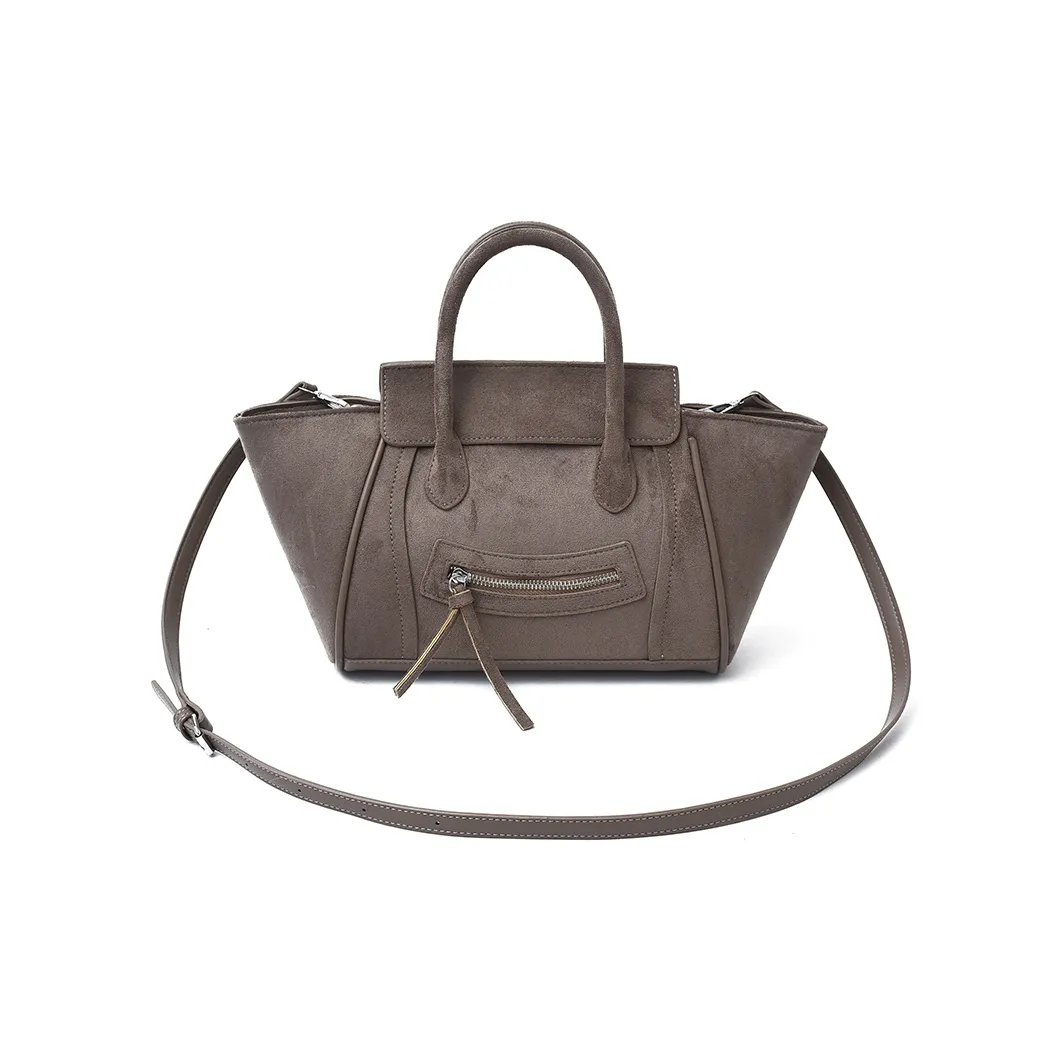 WXRX Замша Сумка Стандартная Женская Серый Кофейный Коричневый Хаки Красный Зеленый Черный