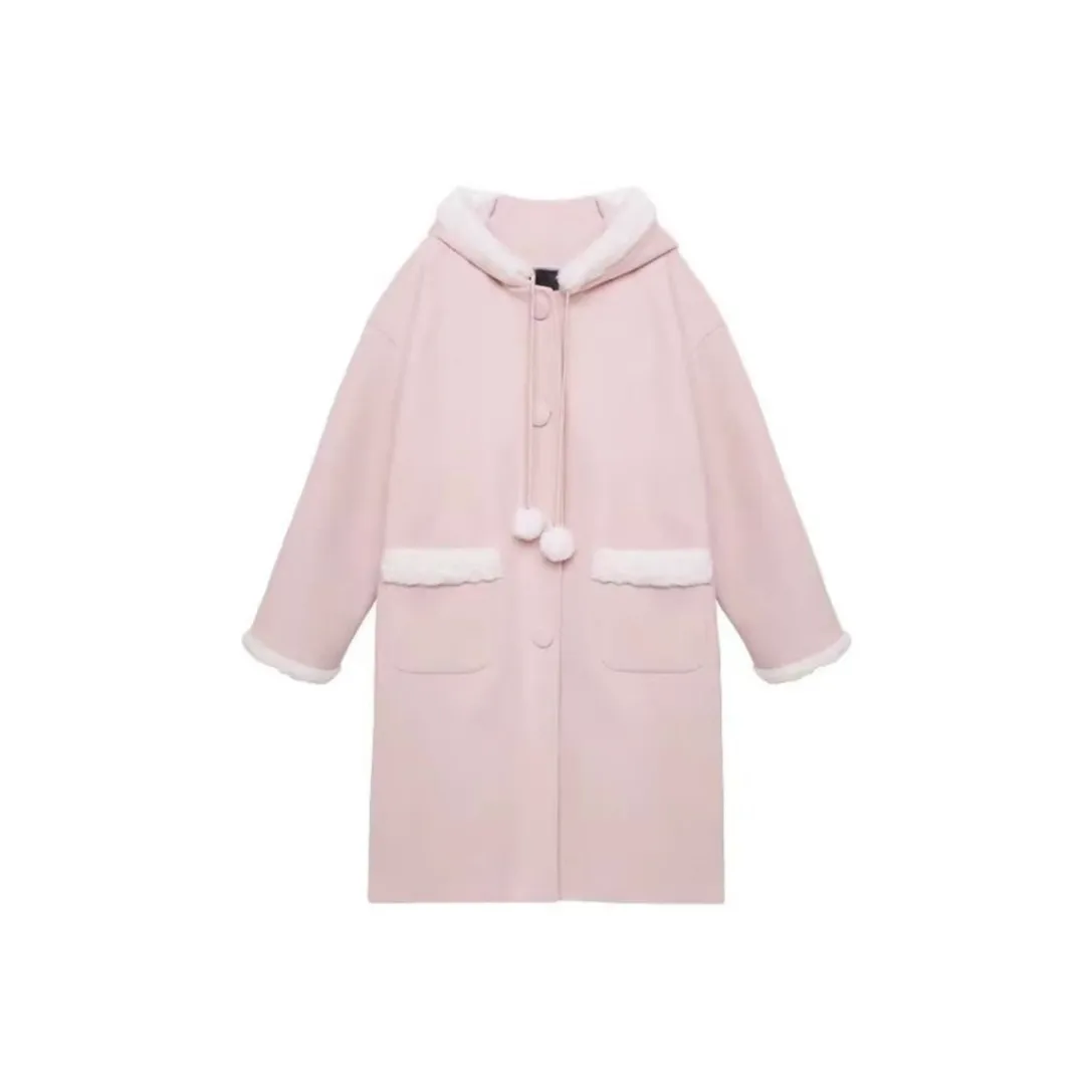 Incolore Розовое Женское Пальто