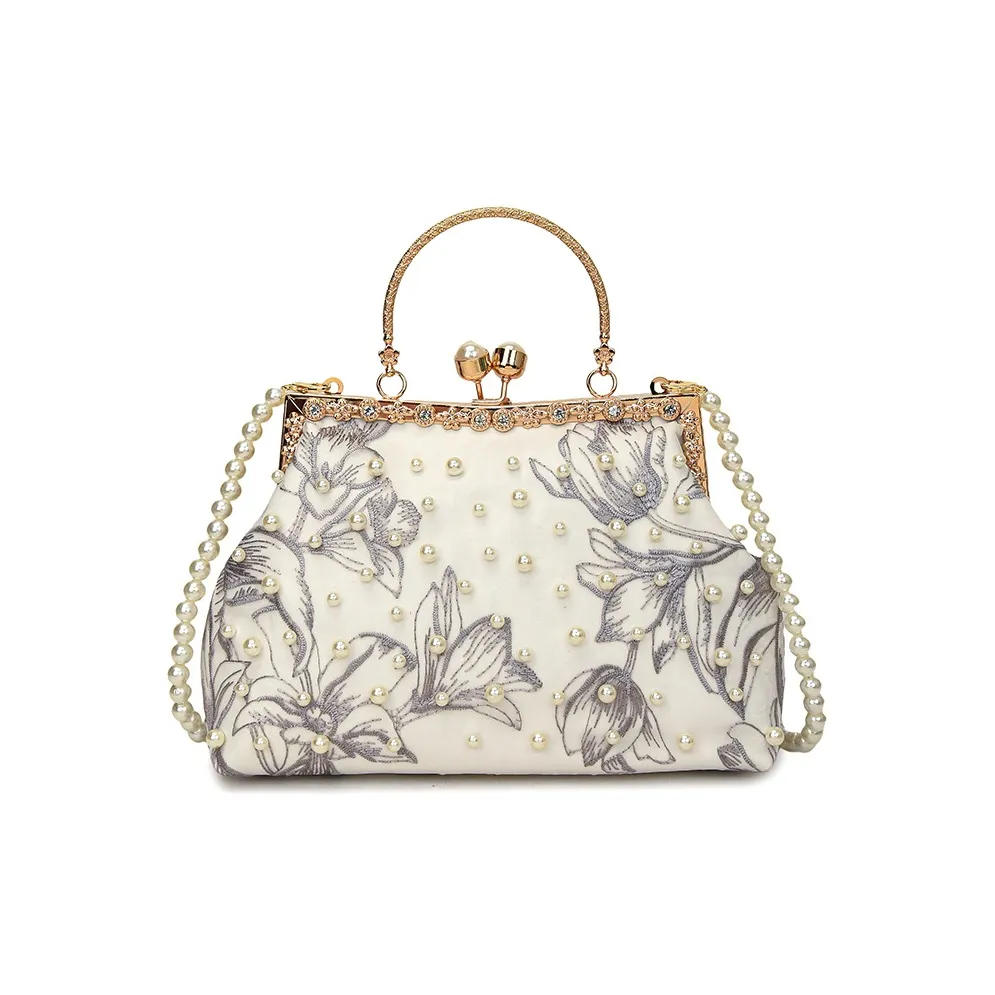 MOM'S HELPER Вышивка Сумка через плечо Стандартная Женская Серый Черный