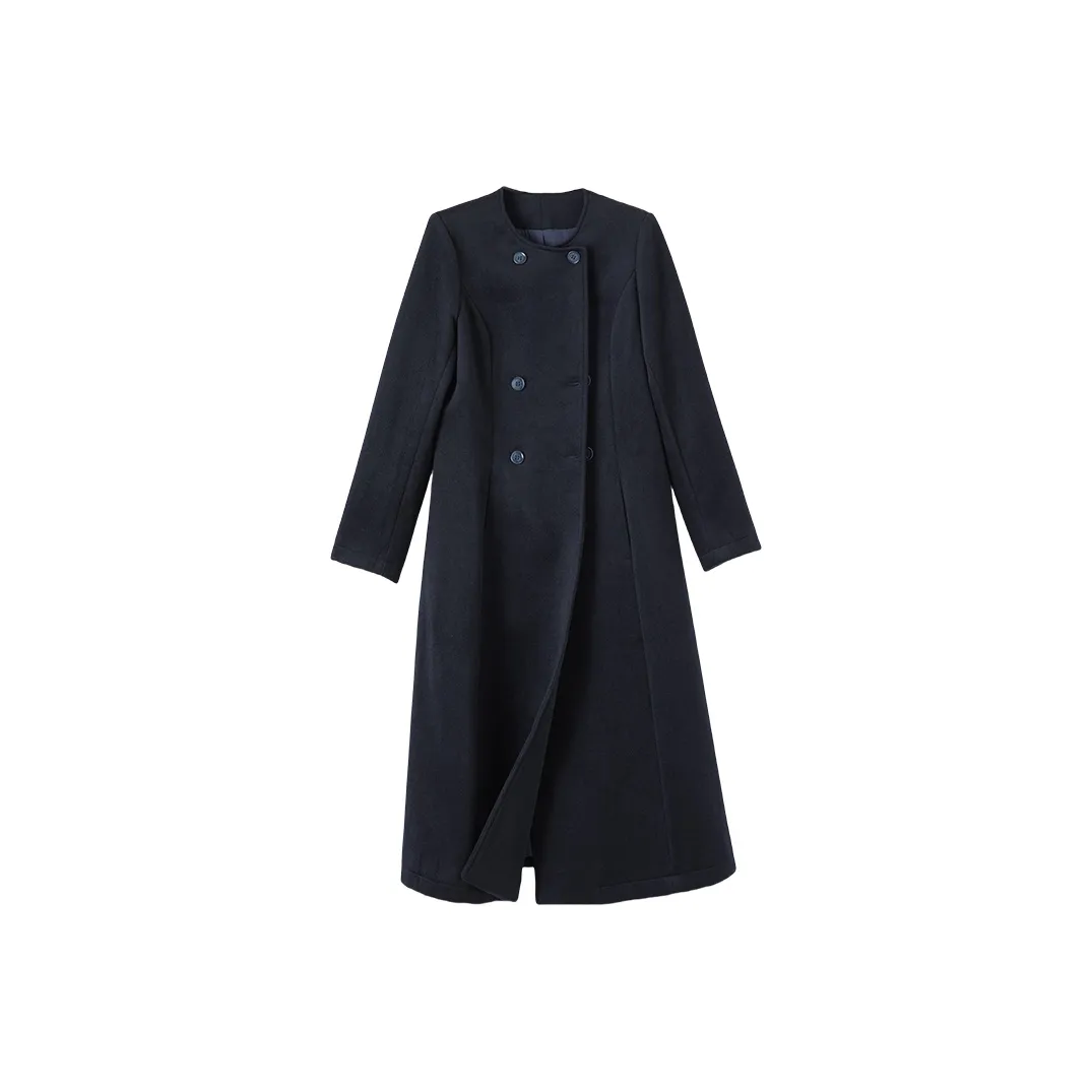 WANBAI Темно-синий Женское пальто