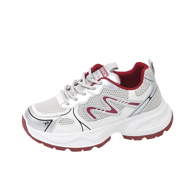 TELENT Дышащие Низкие Кроссовки с Толстой Подошвой Женские