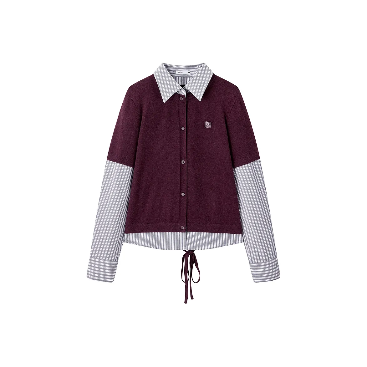 LEDIN Бордовый Фиолетовый В наличии Женские Рубашки
