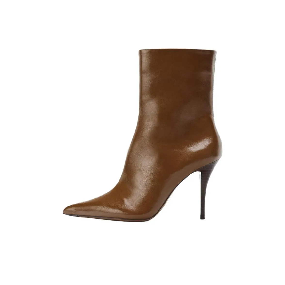 ZARA Collaboration Ботильоны 9,5 см Женские Коричневые