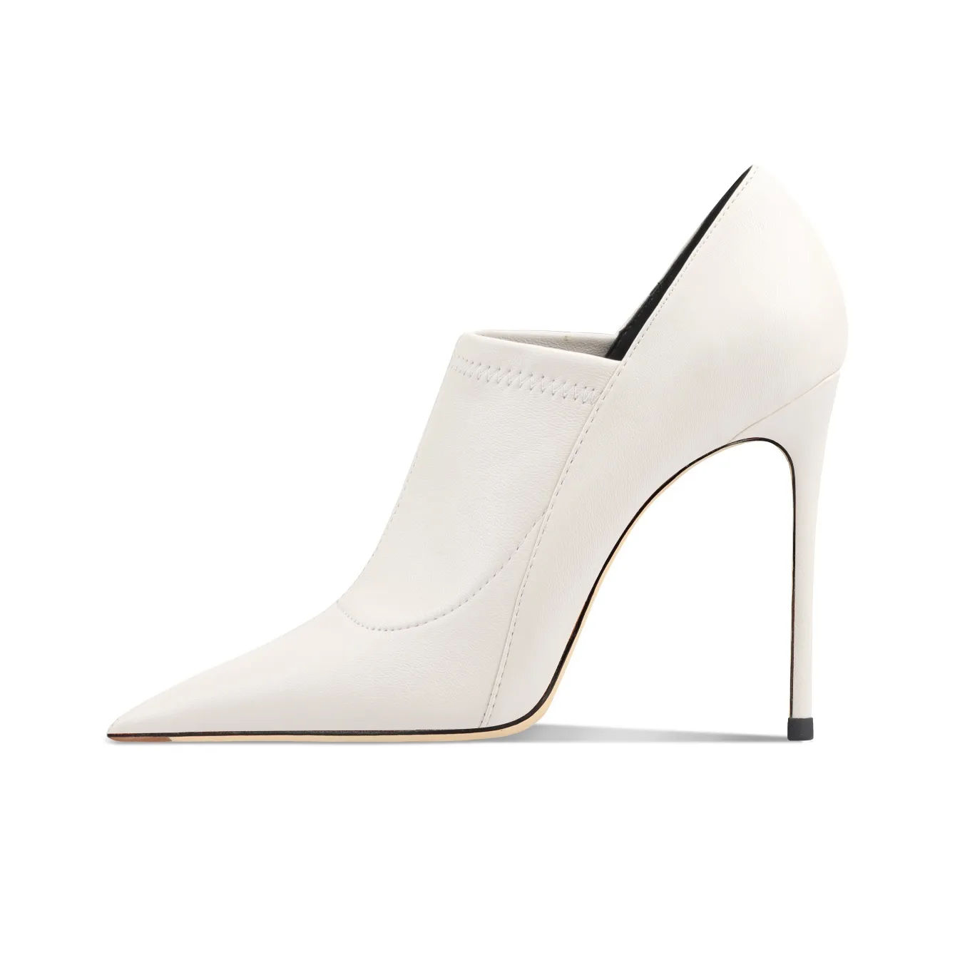 Siwei Эластичные Облегающие крой Ботинки 10 Женские Белые Универсальные Ботинки