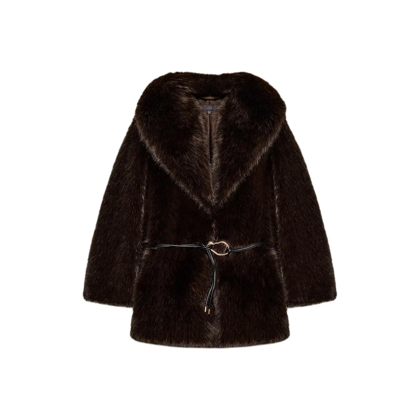 ZARA Collaboration Коричневые Женские Бархатные Куртки