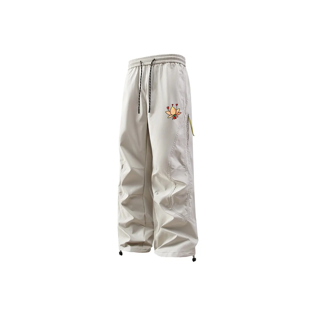 GDRG Белый Унисекс Карго Брюки