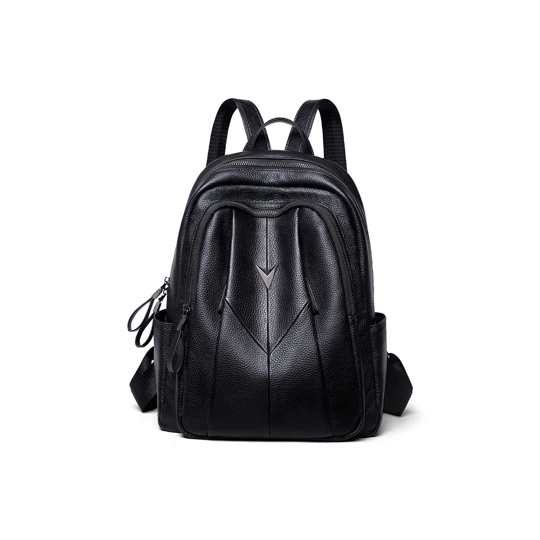 Younger Song Рюкзак из коровьей кожи стандартный женский черный