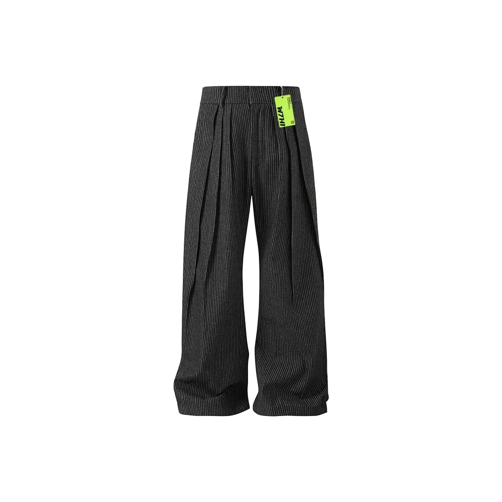 W7H1 Черные полосы Унисекс Повседневные брюки