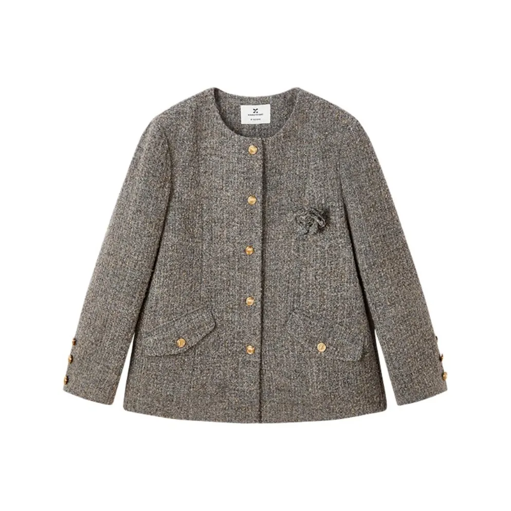 XIANGYING Светло-серый Женский Куртка