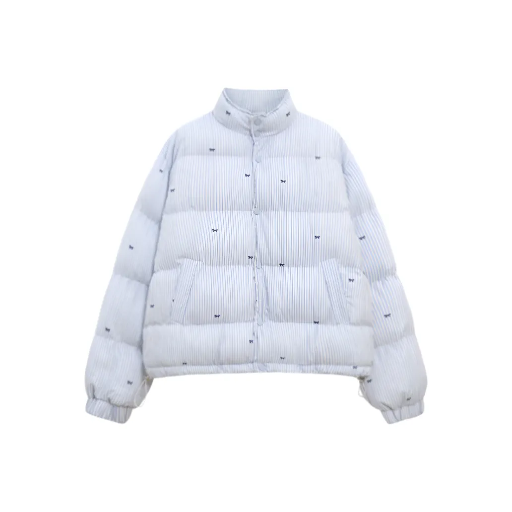 IUNOP Светло-синий Женский пуховик