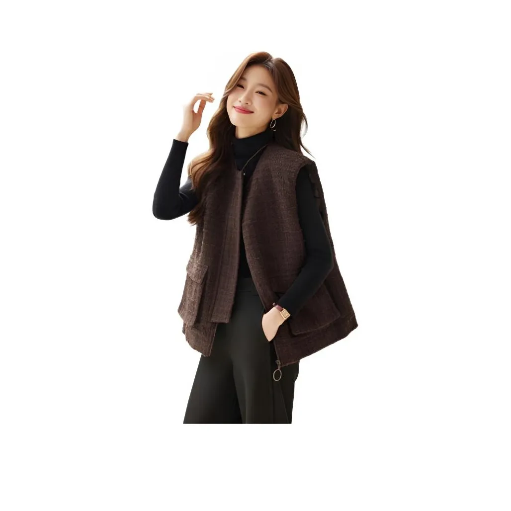 SHANGJING Женская пуховая жилетка