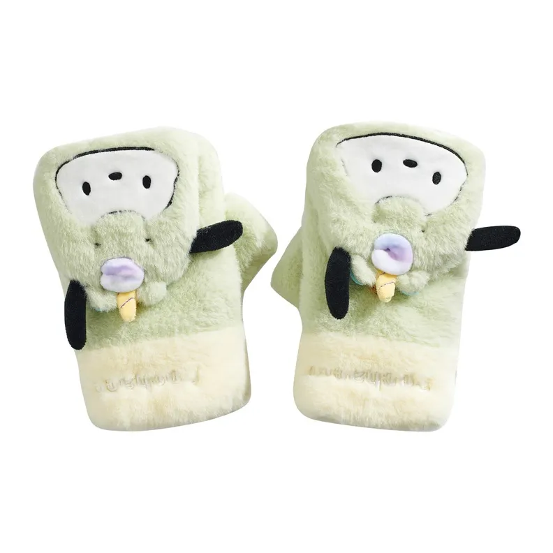 Санрио Pacha Dogs Полиэстер Трикотаж Перчатки Унисекс