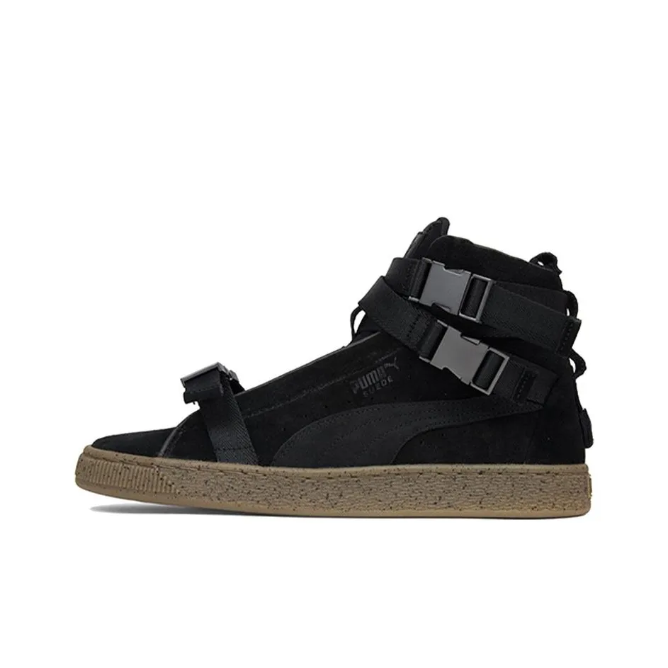 The Weeknd X PUMA Suede Classic Легкие Высокие Кроссовки для скейтбординга Унисекс Черные