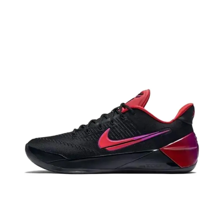 Nike Kobe AD FLIP The Switch Slip Resistant Abrasion Resistant Low Топ Баскетбольные кроссовки для игры Мужской Черный Красный