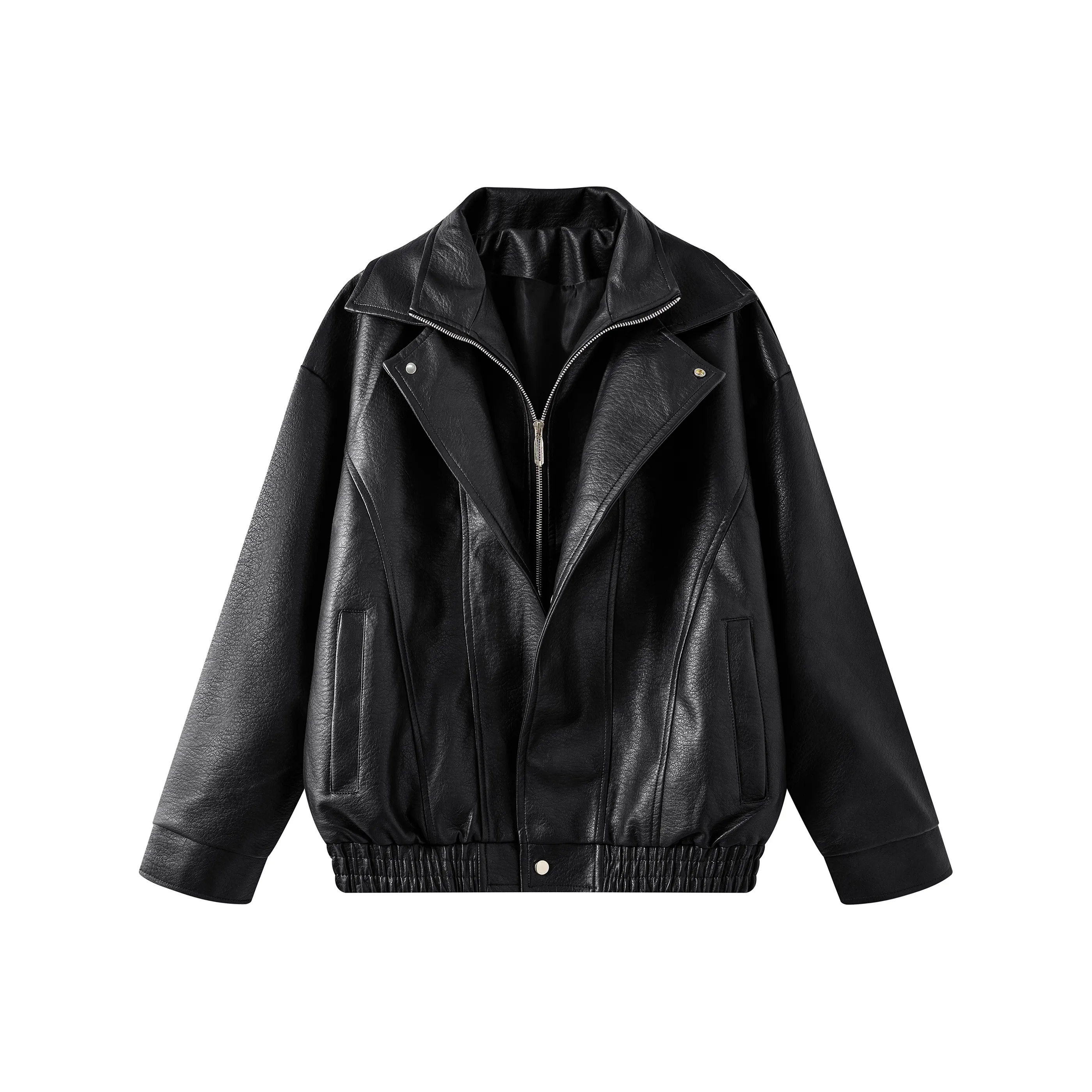 YATSI Кожа Куртка Пальто Унисекс