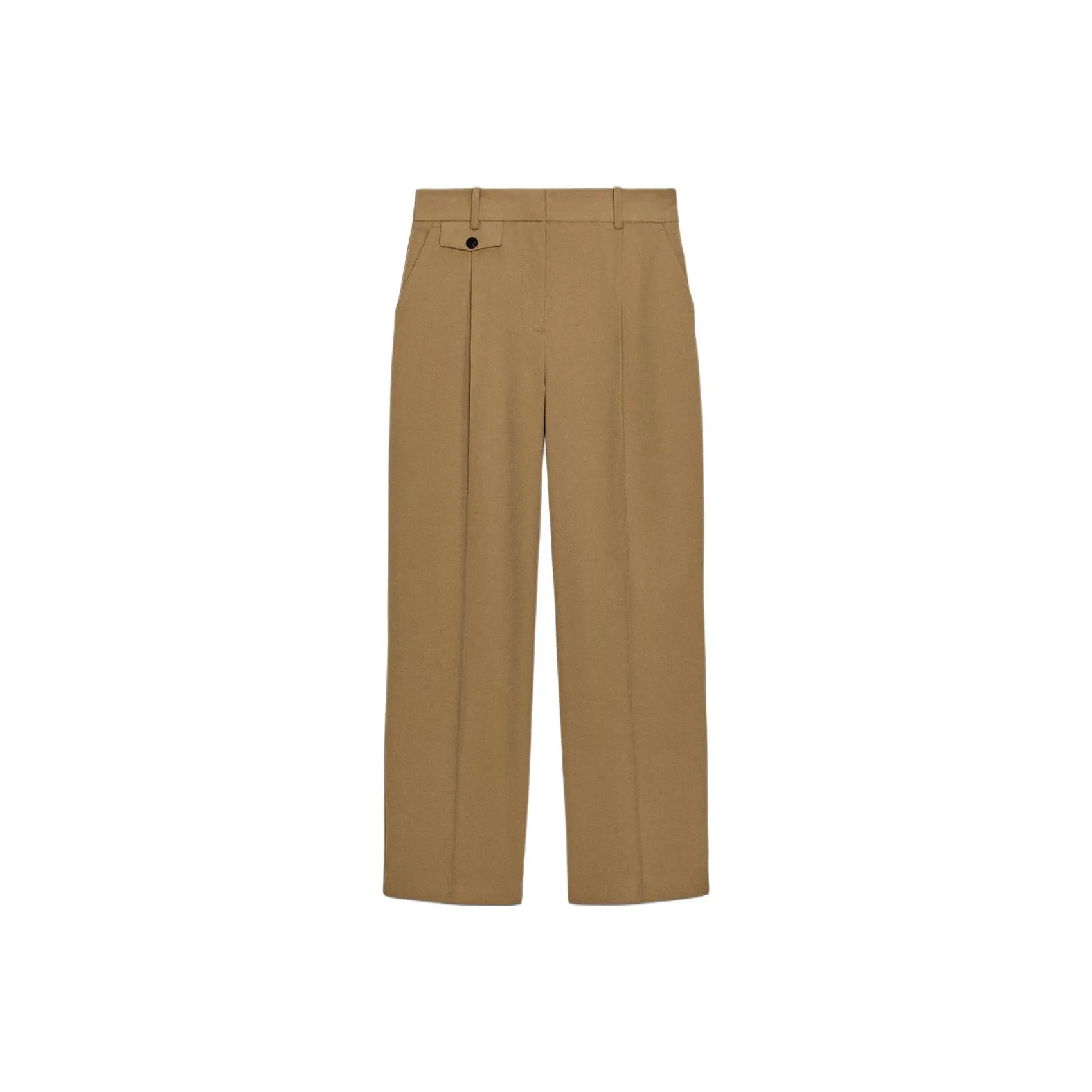 ZARA Collaboration Коричневые Женские Повседневные Брюки