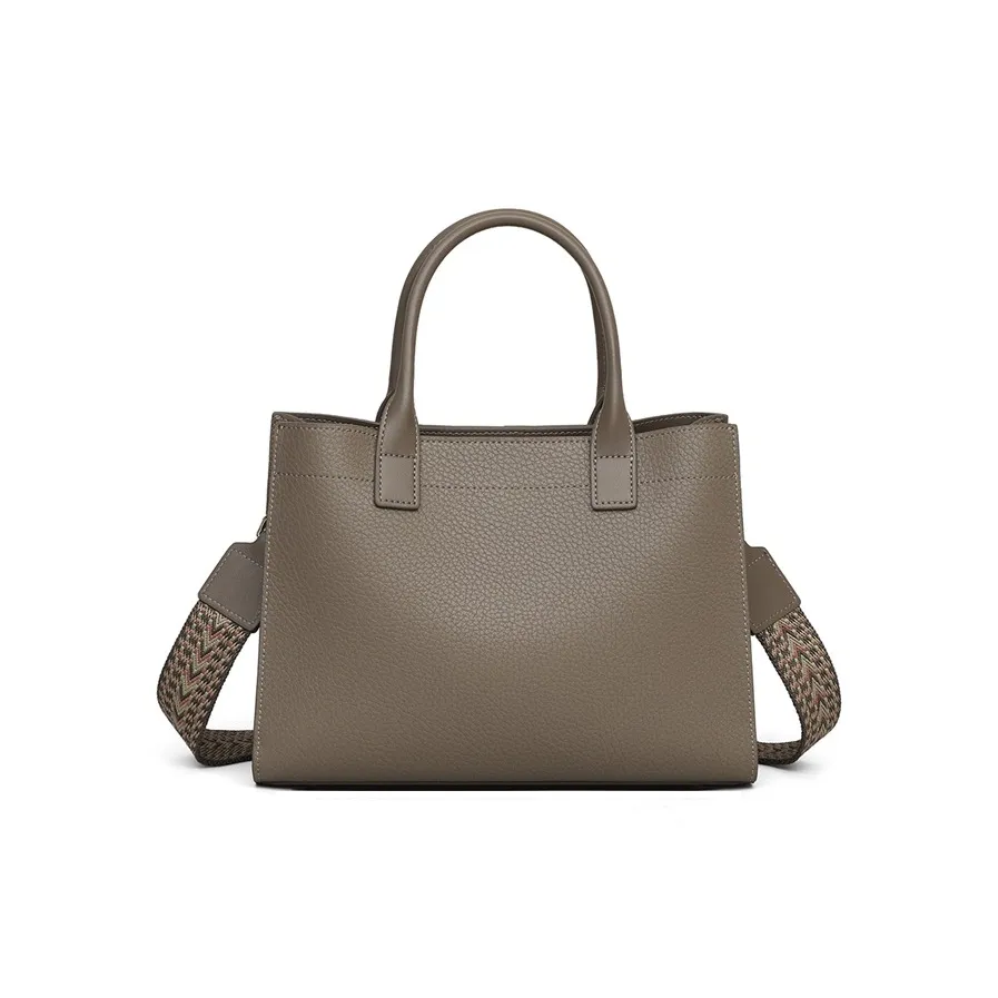 Younger Song Коровья кожа с синтетической кожей сумка обычный женский серый