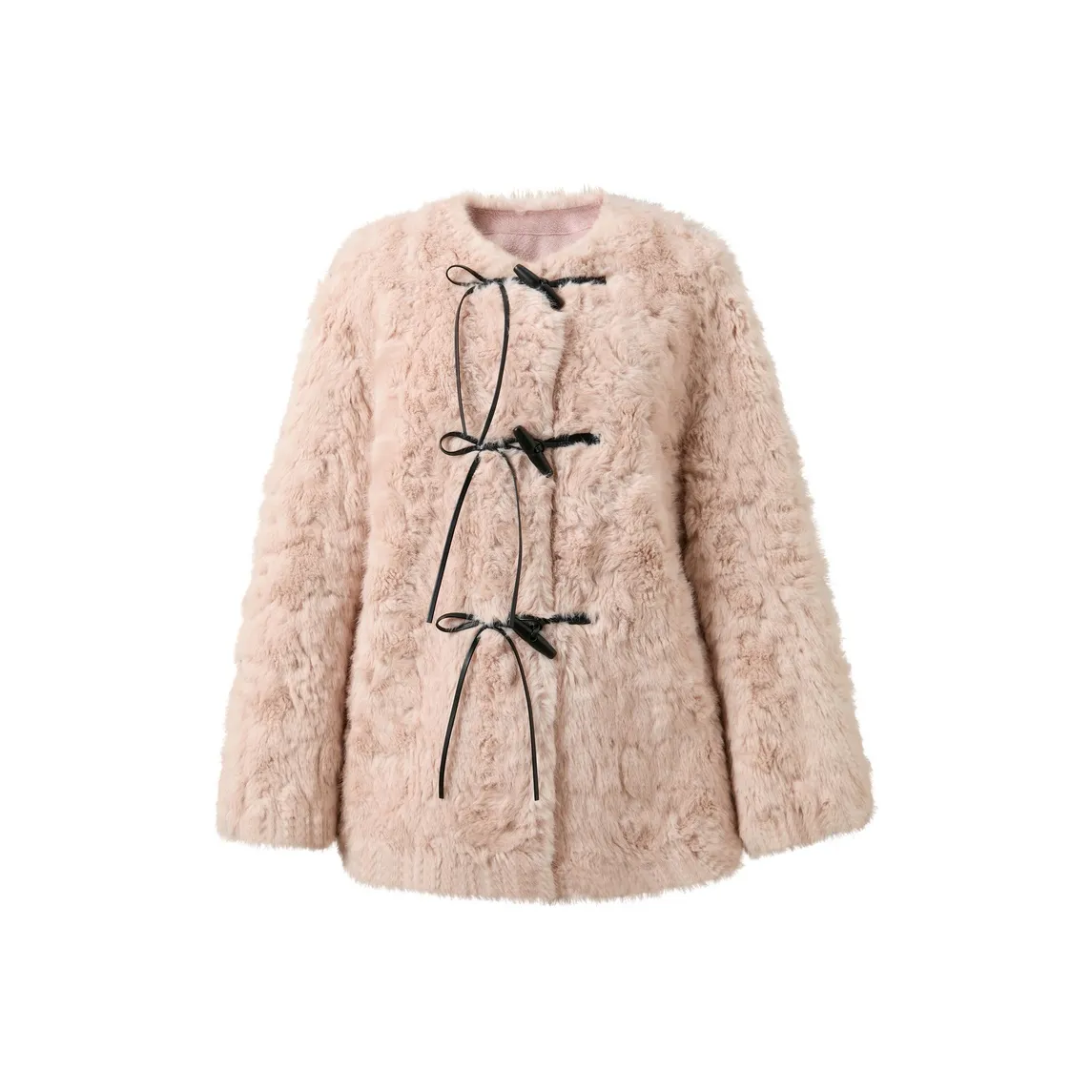 3COLOUR Коричневый Розовый Женский Мех