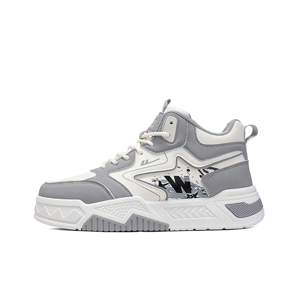 Warrior Амортизация Длина корпуса Увеличенная Высокий Топ Скейтборд Кроссовки Мужские