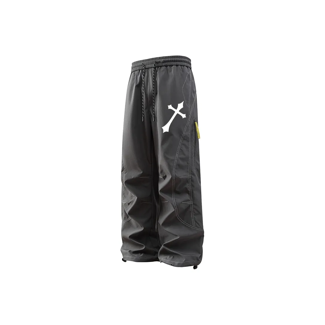 GDRG Серые Унисекс Карго Брюки