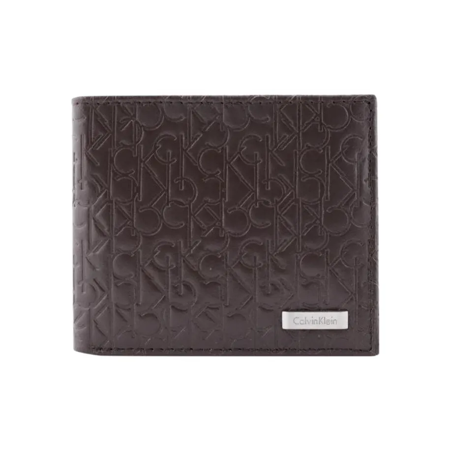 CALVIN KLEIN Кожа Кошелек Мужской Коричневый