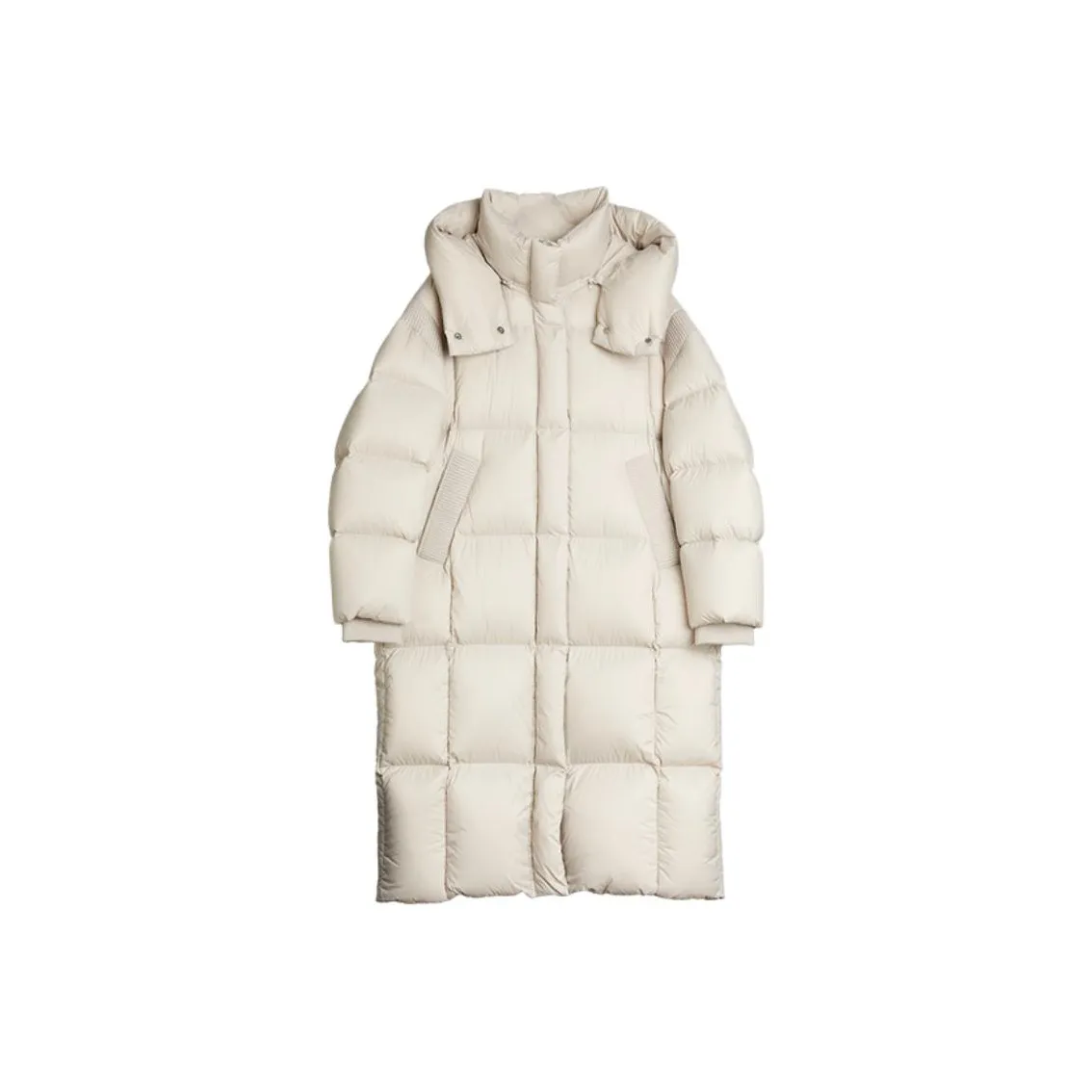 ELLE Светло-серый женский пуховик