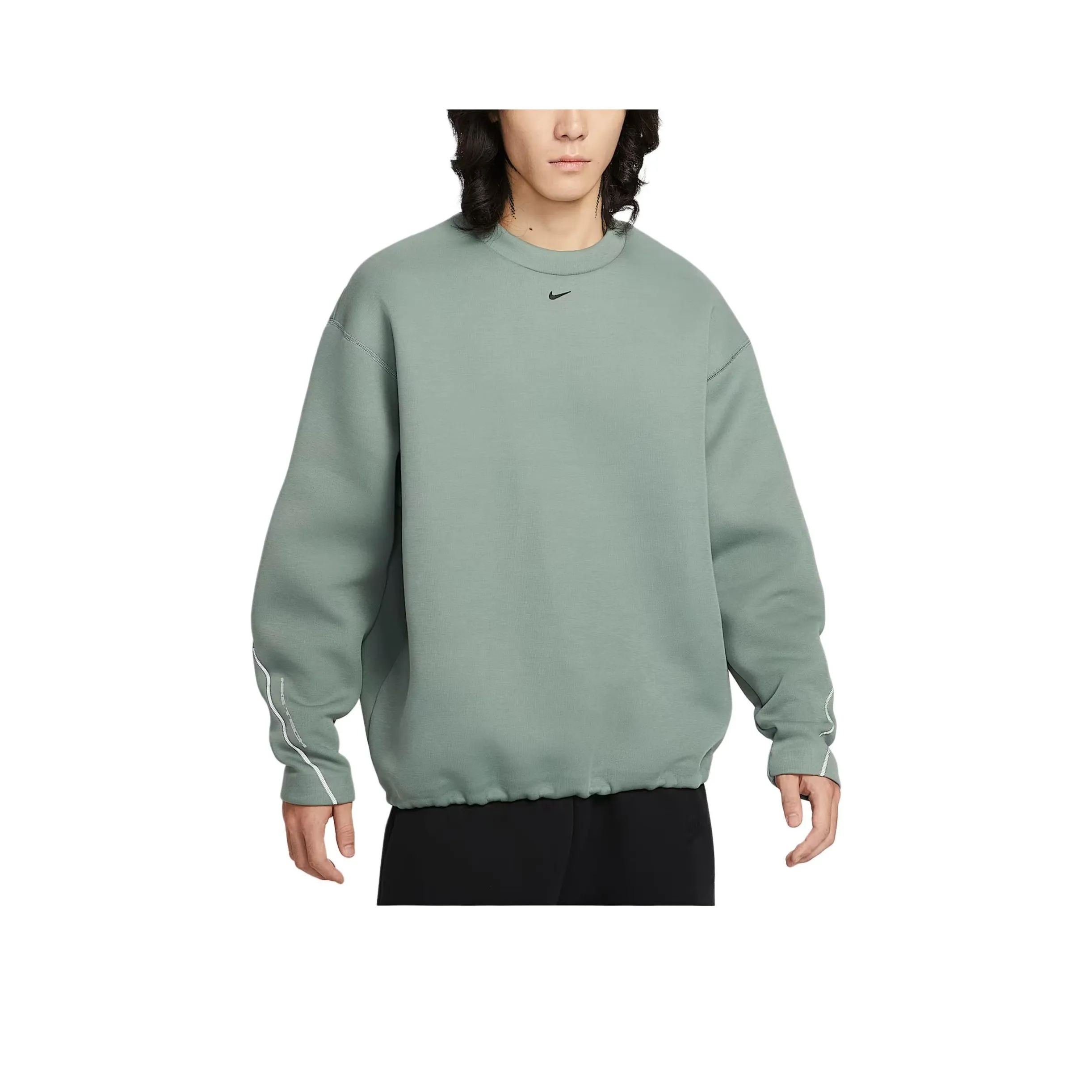 nike Земляной зеленый Мужской Свитшоты