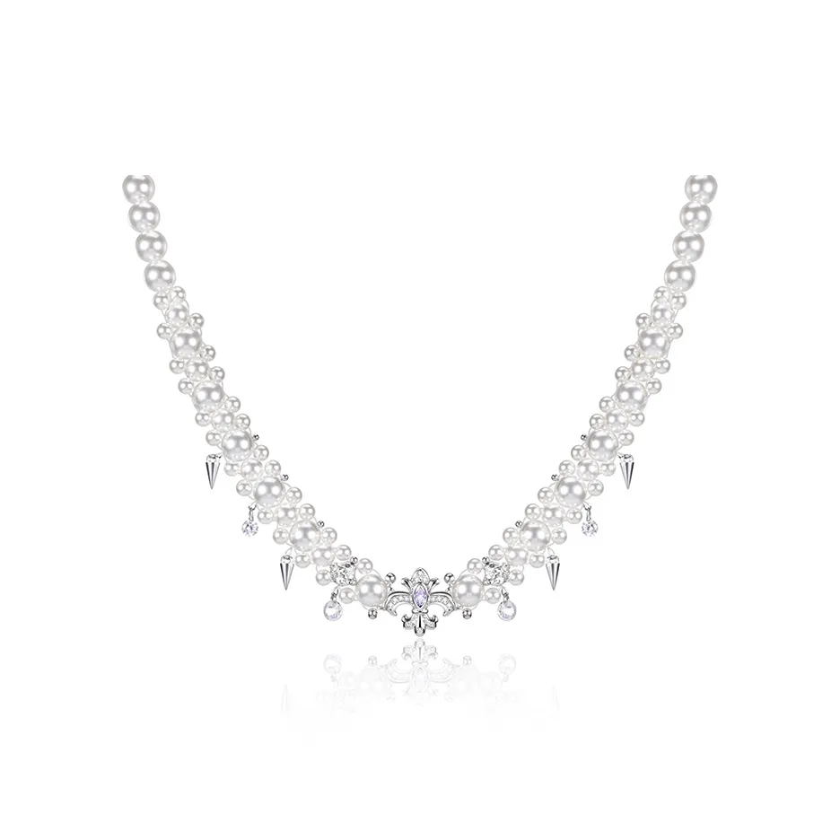 PARANOID PUPPY Синтетический кубический цирконий Атмосфера Универсальный Искрящийся Ожерелье Женское