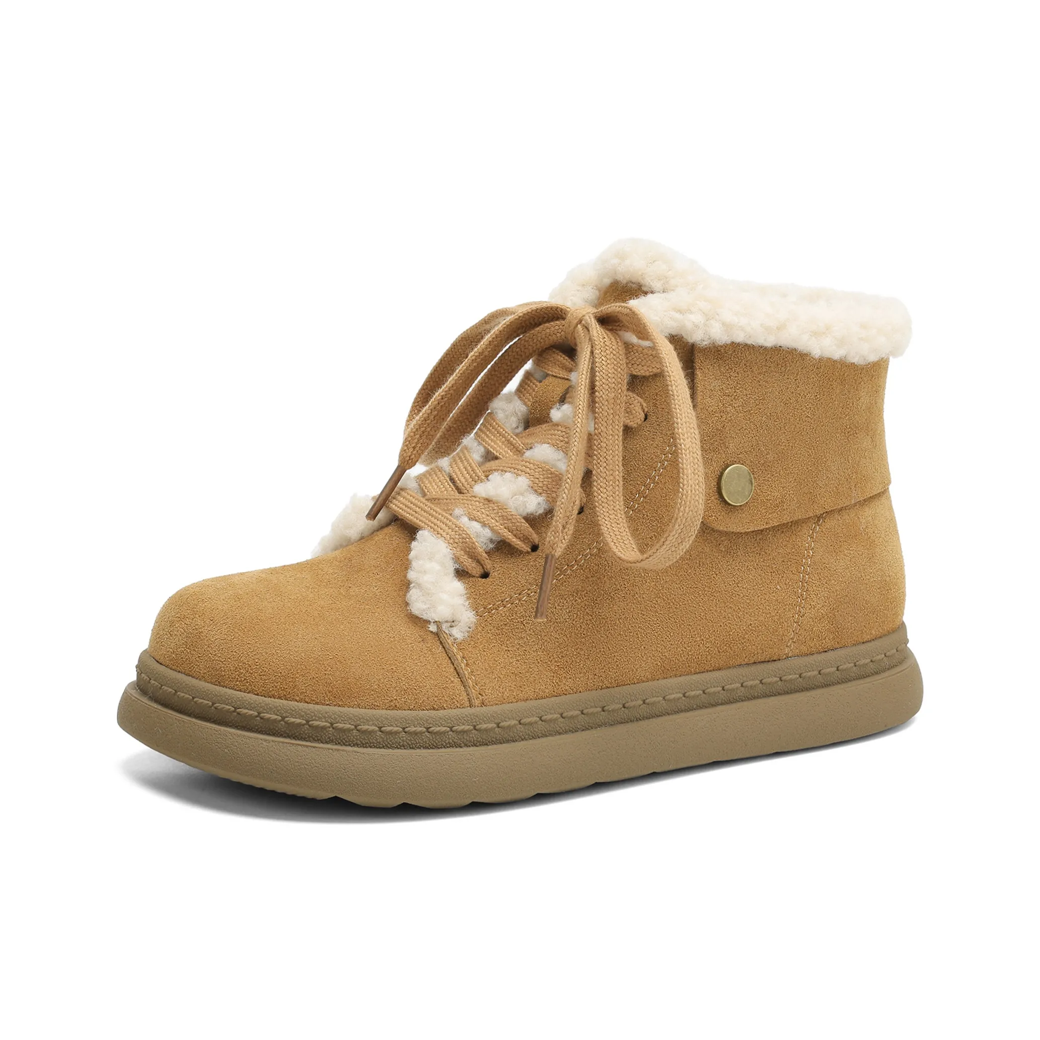 DAPHNE Martin Boots Caramel Высота каблука 2,5 см Женские