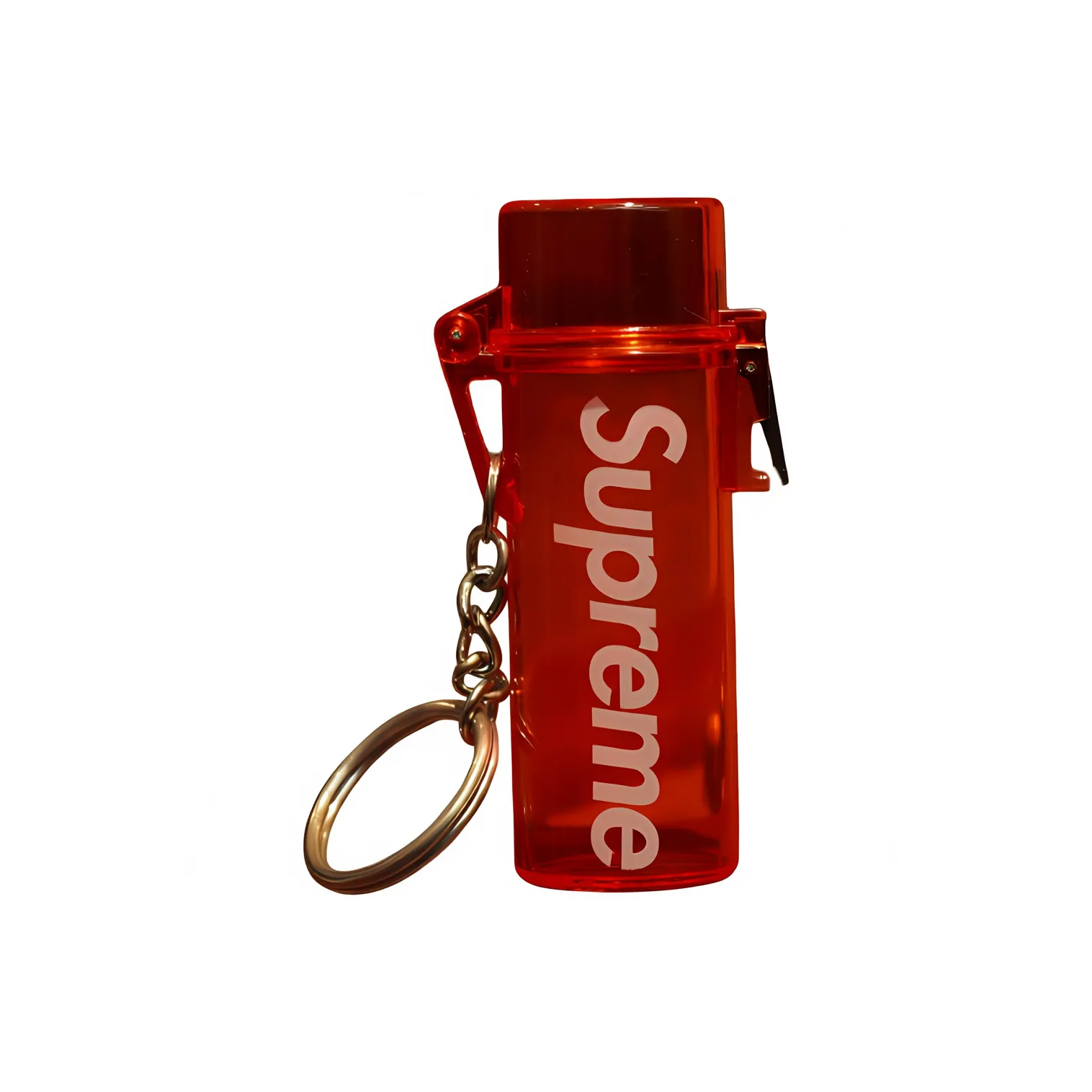 Supreme Пластиковые Брелоки Унисекс Красный Прозрачный