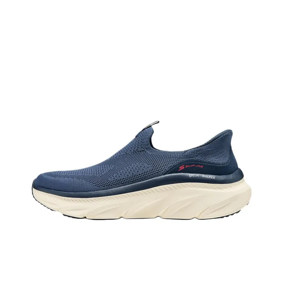 Skechers Sport Мужская обувь для ходьбы устойчивая к истиранию синего цвета