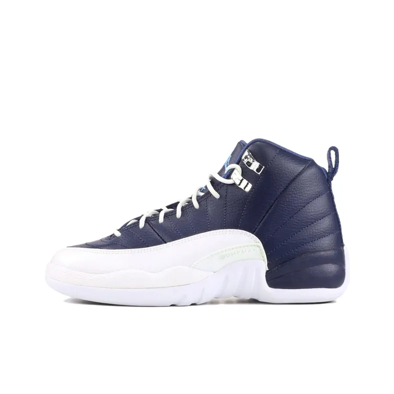 Jordan Air Jordan 12 Retro Obsidian High Top Винтажные Баскетбольные Кроссовки Женские Фиолетовые Выпуск 2012