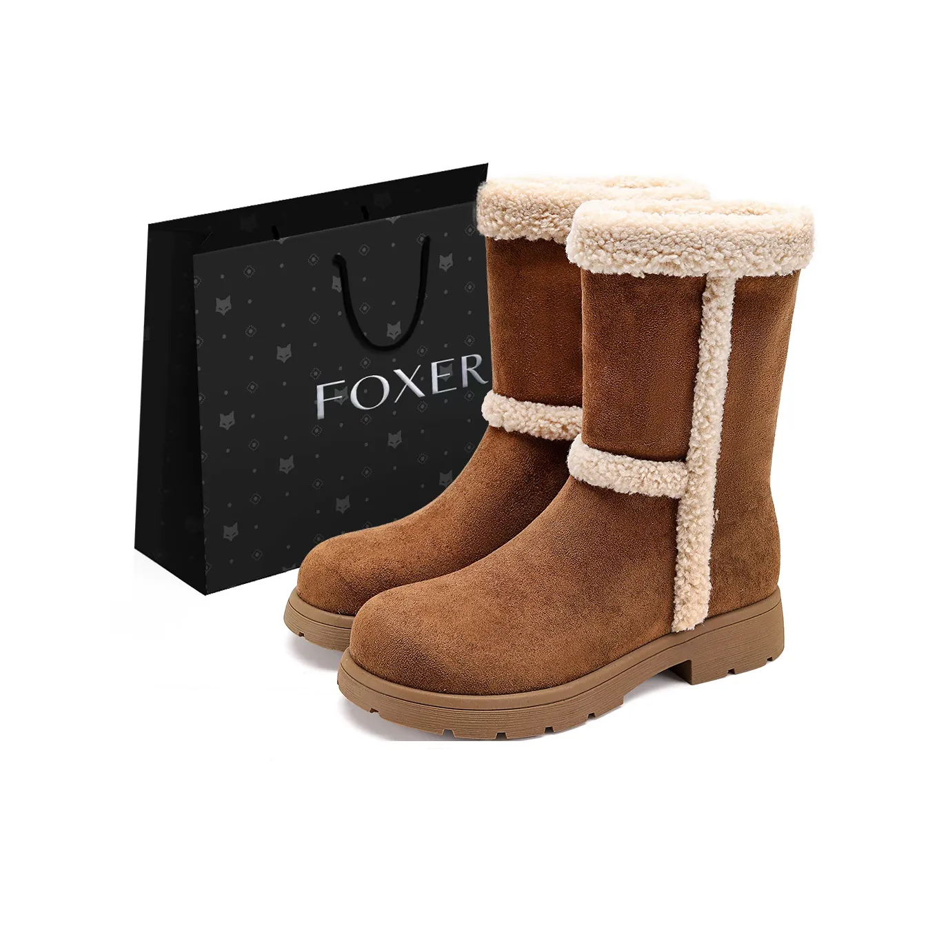 FOXER Покрытие Баланс Носки Crew Сноубутсы Женские