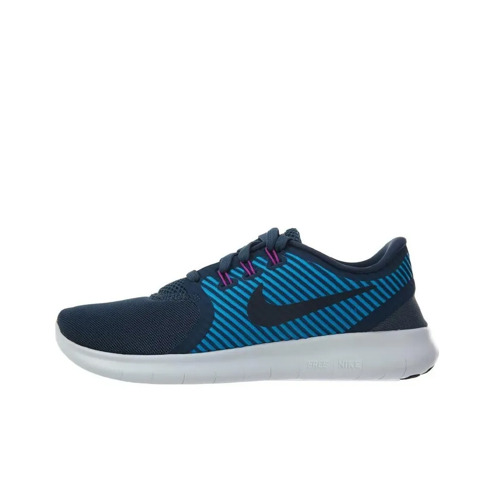 Nike Free RN Support Balance Lightweight Low-Top Беговые кроссовки Унисекс Темно-синий