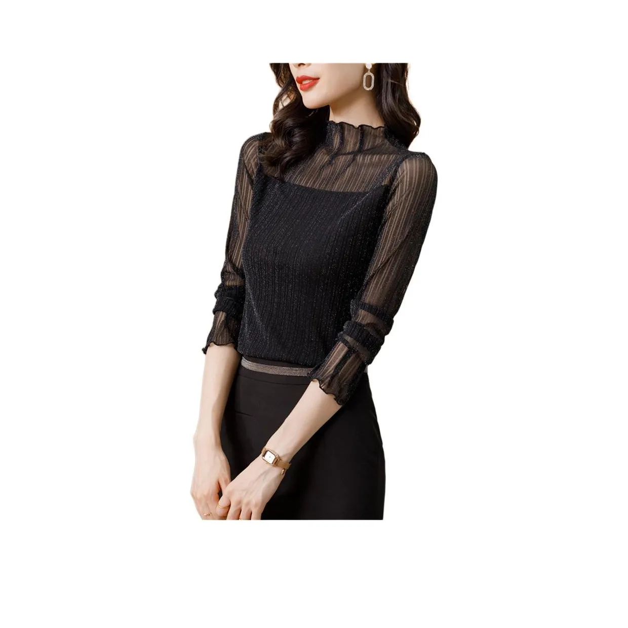 LANGQING Стандартная T-рубашка Женская