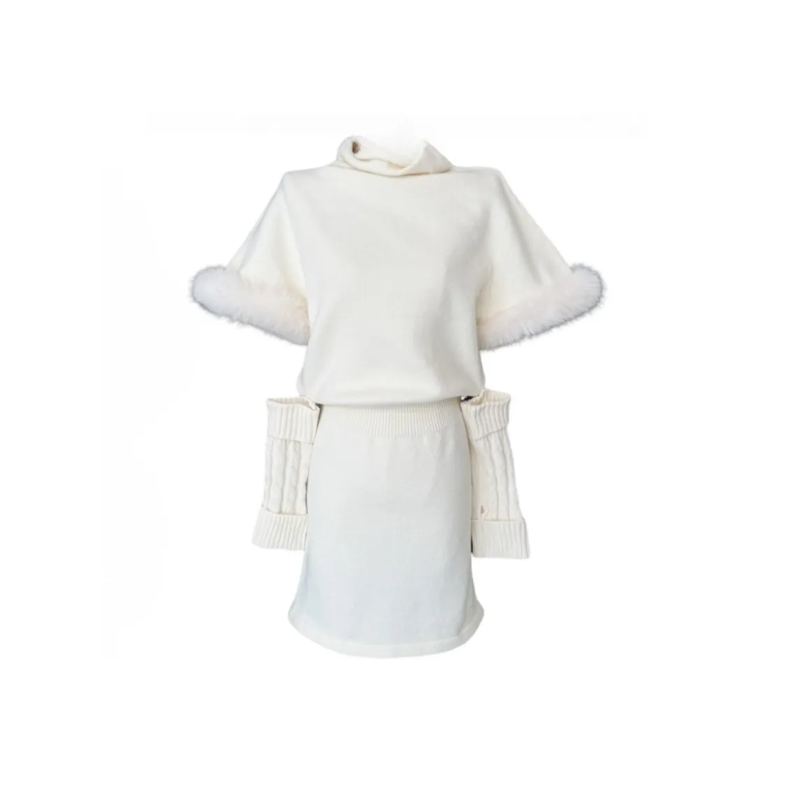 TSKIU Длинное платье с длинными рукавами женское