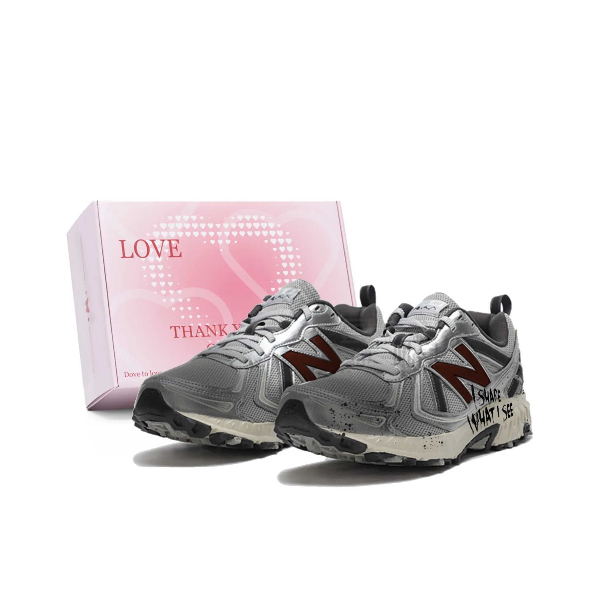 New Balance NB 410 V5 Амортизация Устойчивость к истиранию Дышащие Низкие Кроссовки для бега Унисекс Серебристый Черный Красный