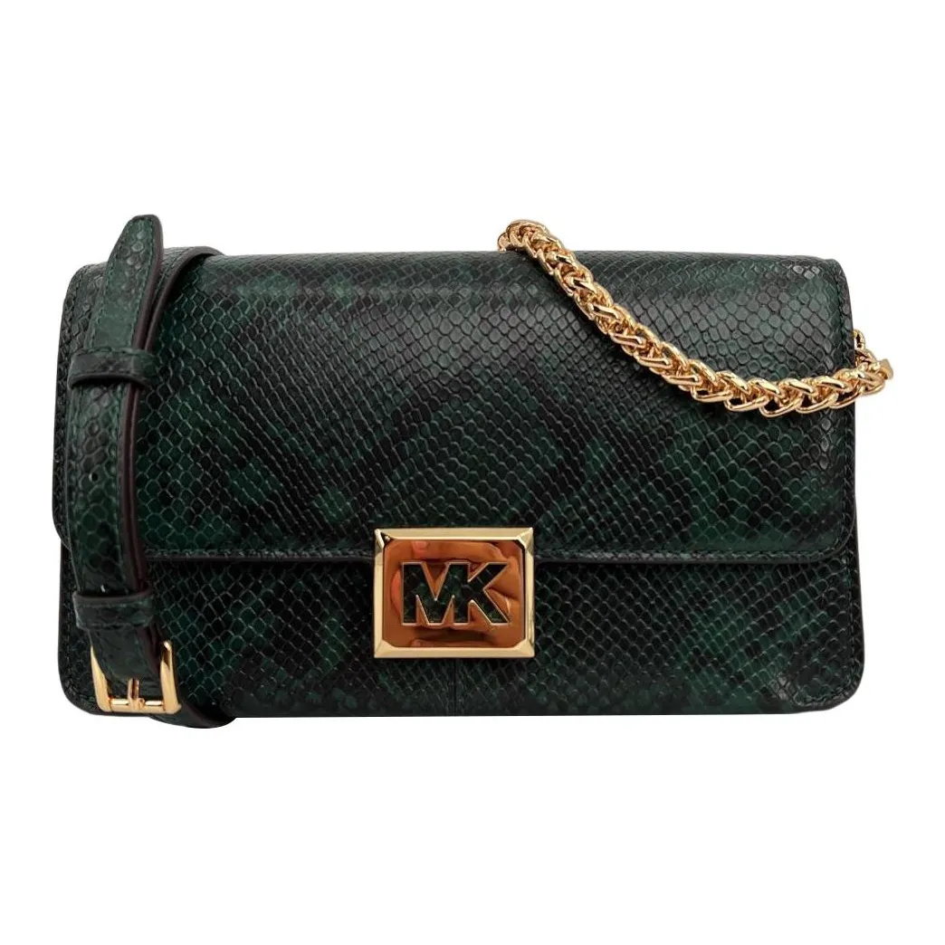 MICHAEL KORS Sonia Искусственная кожа Сумка через плечо Сумка на плечо Средняя Женская Зеленая