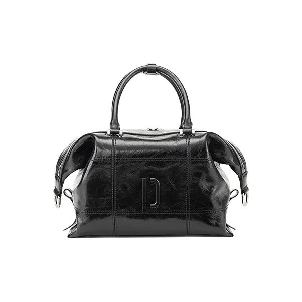 PECO Joker Collection Натуральная кожа коровья кожа Эксклюзивное коммутирование Бостон Путешествие Средний Унисекс Черный Коричневый