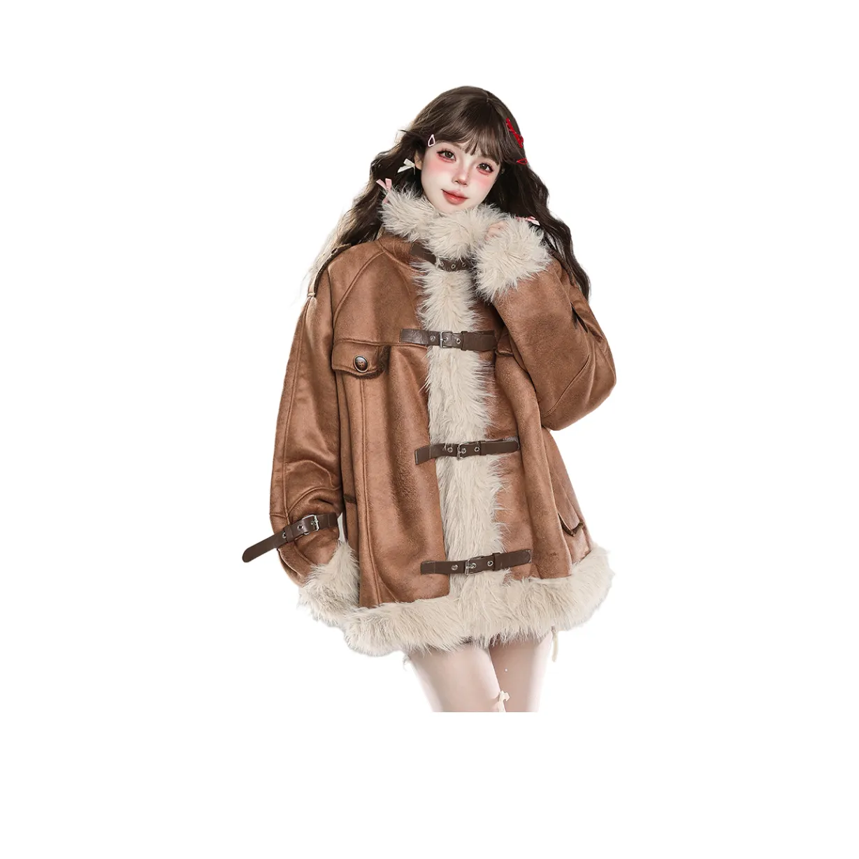 NICEAMOLA Хлопковый пуховик женский