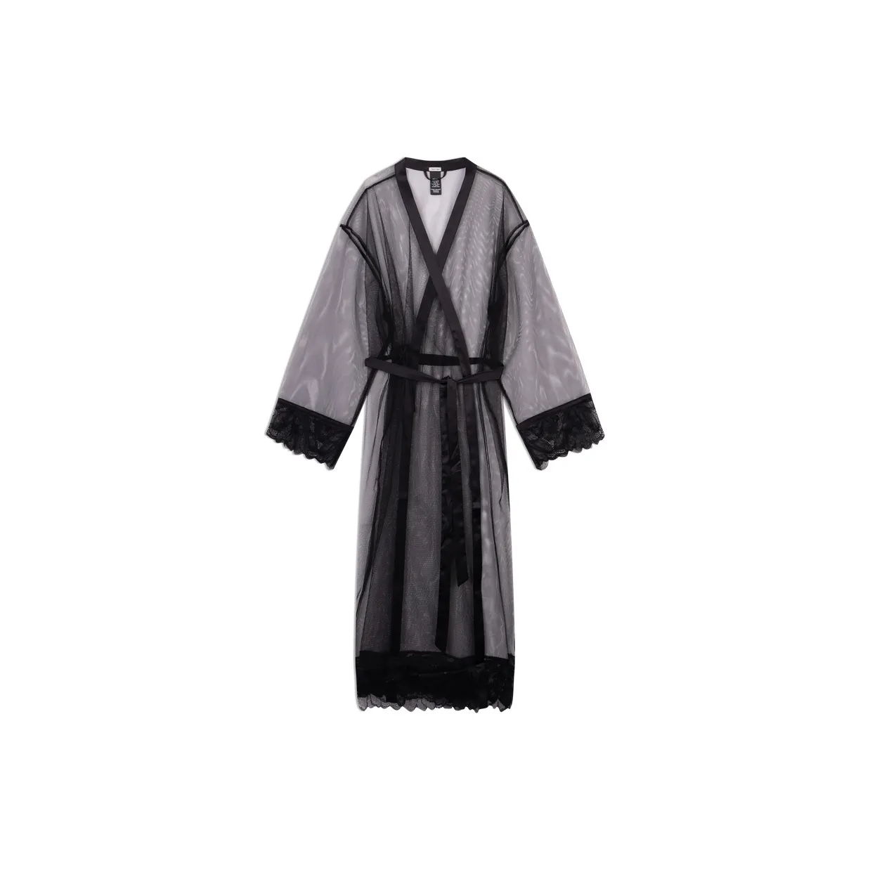 Calvin Klein SS25 Ночная рубашка Женская Космический черный