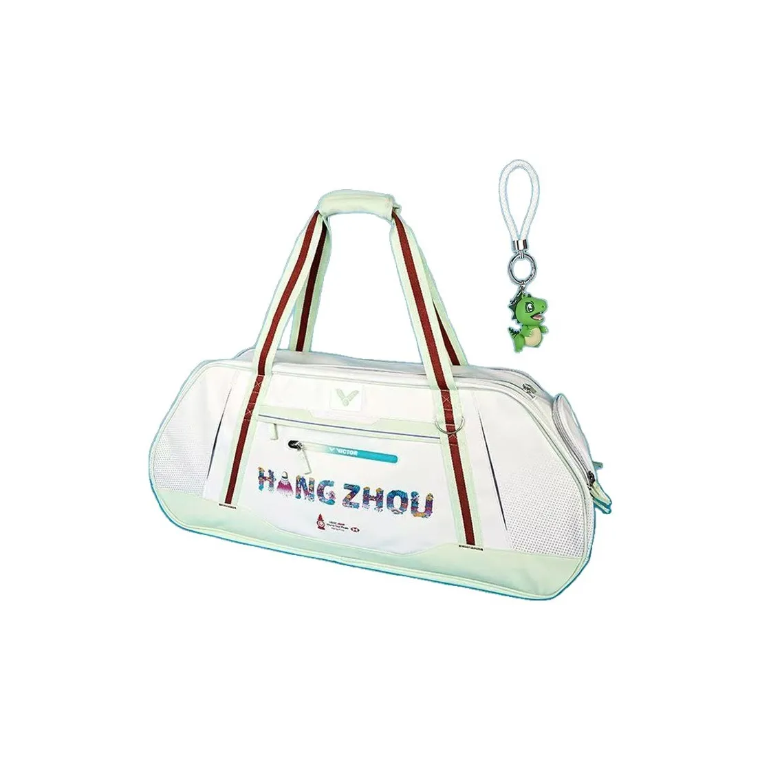 Victor Champion Series Competition Series Сумки для бадминтонных ракеток 6 шт. Пачка Сумка на плечо Белый Зеленый