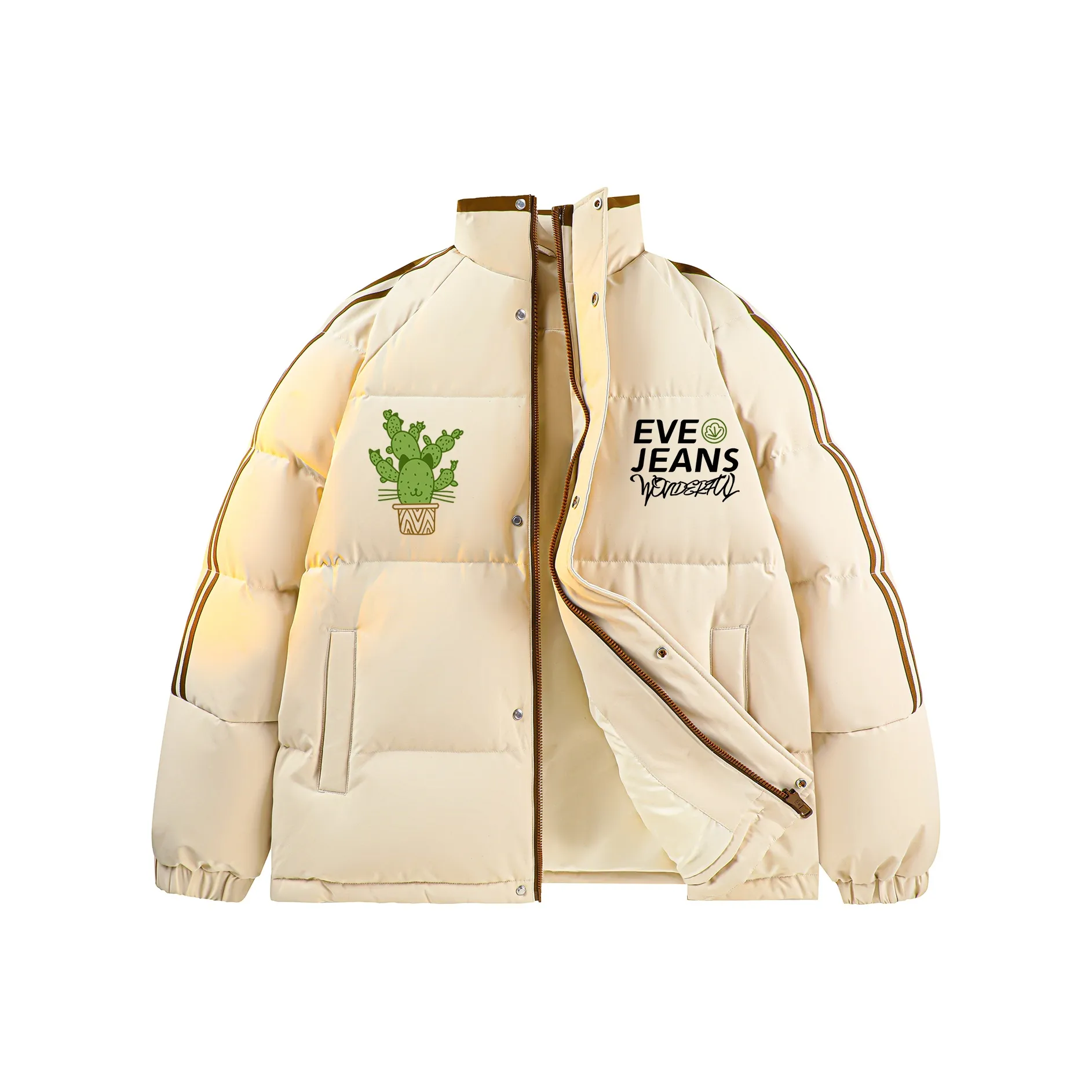 YIWEN Eve Джинсы Пуховик Унисекс