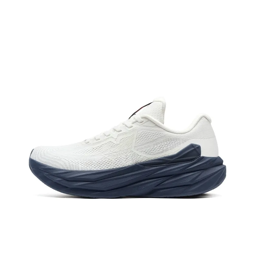 XTEP Амортизация Покрытие Отскок Низкий Топ Повседневный Тренировки Городской Коммутирование Беговые кроссовки Мужской Парусный Белый Теневой Серый